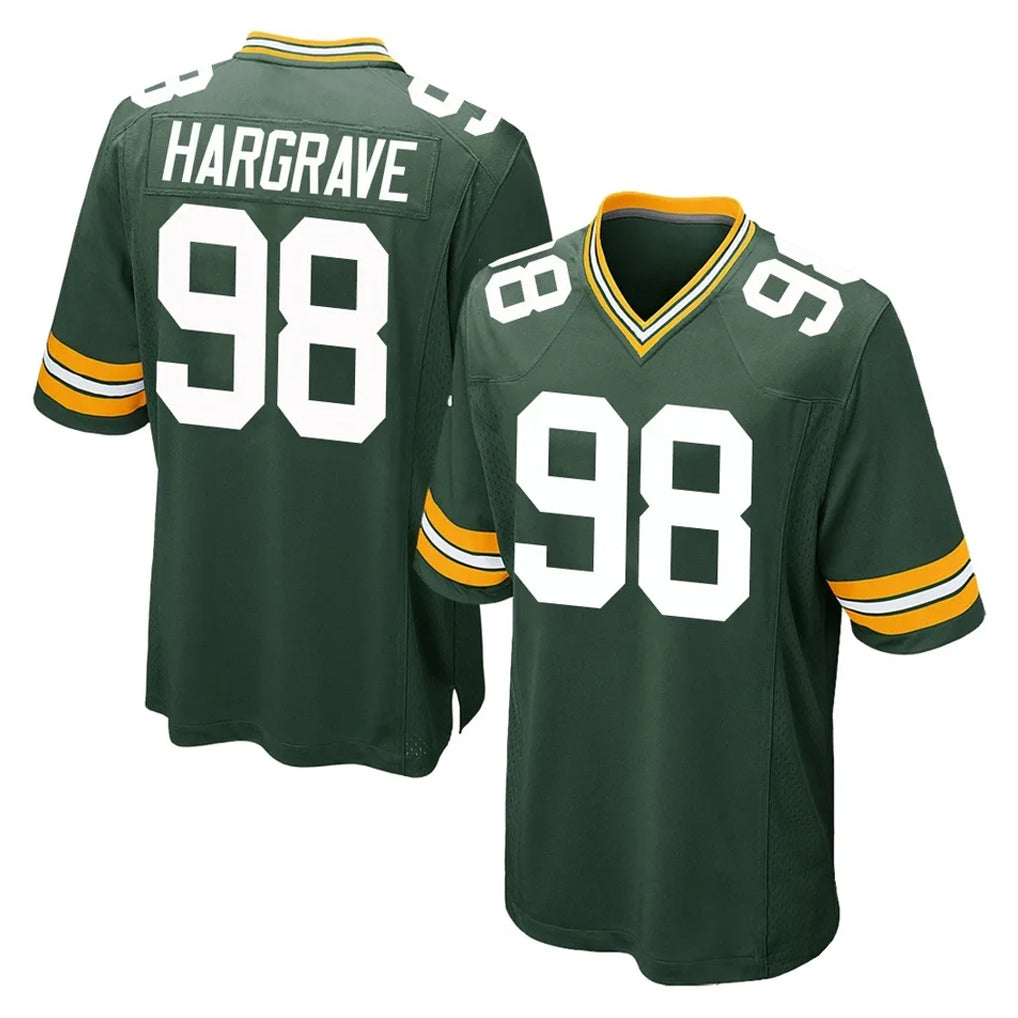 Choea GB.Packers #98 Javon Hargrave Player Green Home Game Stitched Jerseys