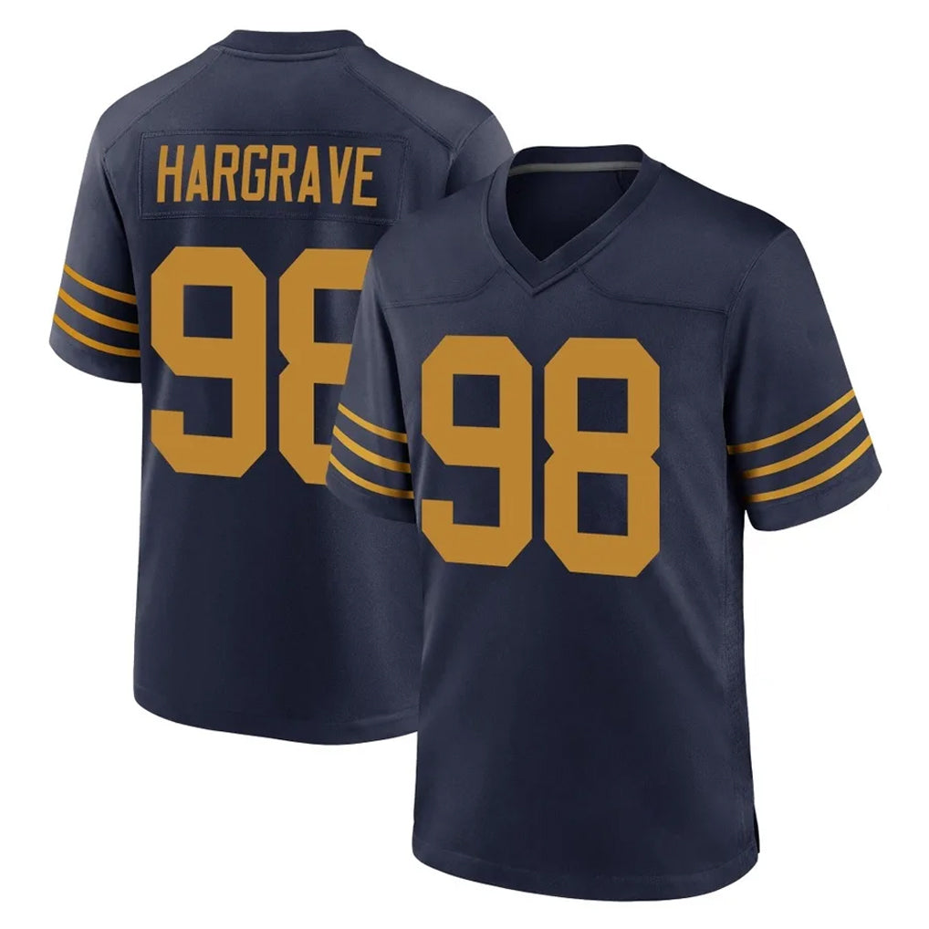Choea GB.Packers #98 Javon Hargrave Player Navy The 1923 Classic Home Game Stitched Jerseys