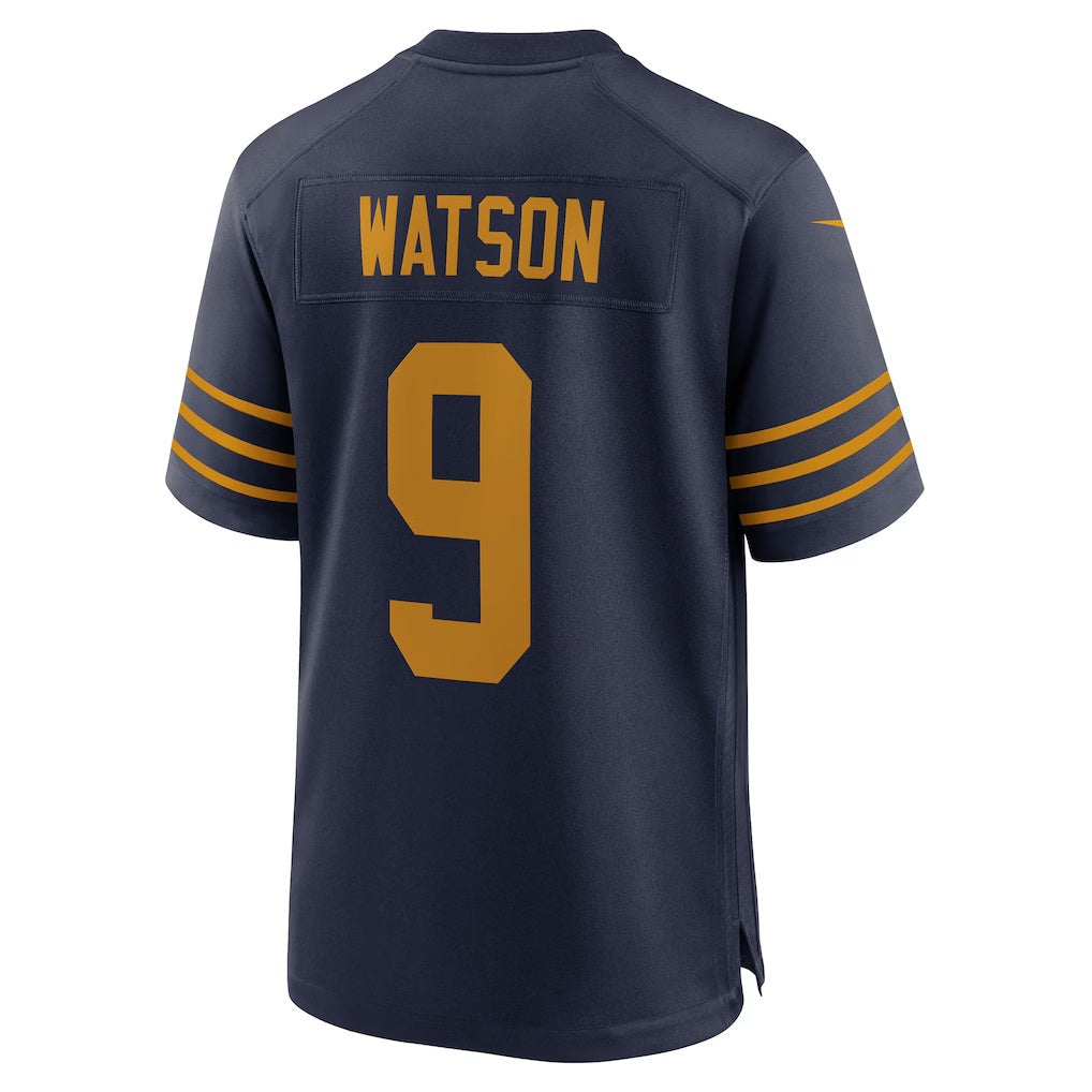 Choea GB.Packers #9 Christian Watson Navy The 1923 Classic Game Stitched Jerseys