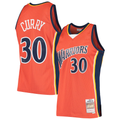 Choea G.State Warriors #30 Stephen Curry Mitchell & Ness Orange Hardwood Classics Swingman Jerseys