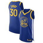 Choea G.State Warriors #30 Stephen Curry Royal Authentic Jerseys - Icon Edition