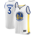 Choea G.State Warriors #3 Will Richard White Fast Break Replica Player Jerseys - Association Edition