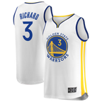 Choea G.State Warriors #3 Will Richard White Fast Break Replica Player Jerseys - Association Edition