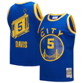 Choea G.State Warriors #5 Baron Davis Mitchell & Ness Royal Hardwood Classics 200405 Swingman Jerseys