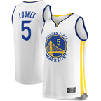 Choea G.State Warriors #5 Kevon Looney White Fast Break Player Replica Jerseys - Association Edition