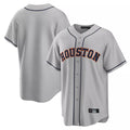Choea H.Astros Gray Home Game Blank Player Stitched Jerseys