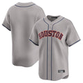 Choea H.Astros Gray Home Limited Blank Player Stitched Jerseys
