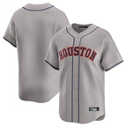 Choea H.Astros Gray Home Limited Blank Player Stitched Jerseys