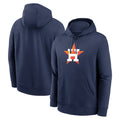 Choea H.Astros Navy Club Fleece Pullover Hoodie Blank Player Stitched Jerseys