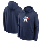 Choea H.Astros Navy Club Fleece Pullover Hoodie Blank Player Stitched Jerseys