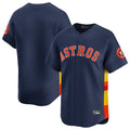 Choea H.Astros Navy Home Limited Blank Player Stitched Jerseys