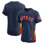 Choea H.Astros Navy Limited Elite Home Blank Player Stitched Jerseys