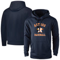 Choea H.Astros Navy Pullover Hoodie Blank Player Stitched Jerseys