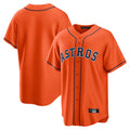 Choea H.Astros Orange Home Game Blank Player Stitched Jerseys