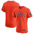 Choea H.Astros Orange Home Limited Elite Blank Player Stitched Jerseys