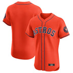 Choea H.Astros Orange Home Limited Elite Blank Player Stitched Jerseys