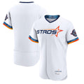 Choea H.Astros White City Connect Limited Elite Home Blank Player Stitched Jerseys