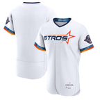Choea H.Astros White City Connect Limited Elite Home Blank Player Stitched Jerseys