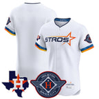Choea H.Astros White City Connect Texas Patch Vapor Premier Blank Player Limited Elite Home Stitched Jerseys
