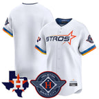 Choea H.Astros White City Connect Texas Patch Vapor Premier Blank Player Limited Home Stitched Jerseys