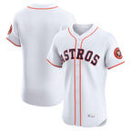 Choea H.Astros White Home Limited Elite Blank Player Stitched Jerseys
