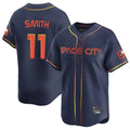 Choea H.Astros #11 Cam Smith Player Navy City Connect Home Limited Stitched Jerseys