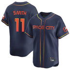 Choea H.Astros #11 Cam Smith Player Navy City Connect Home Limited Stitched Jerseys