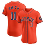 Choea H.Astros #11 Cam Smith Player Orange Home Limited Elite Stitched Jerseys