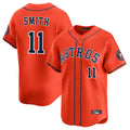 Choea H.Astros #11 Cam Smith Player Orange Home Limited Stitched Jerseys