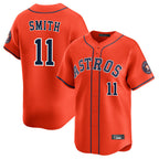 Choea H.Astros #11 Cam Smith Player Orange Home Limited Stitched Jerseys