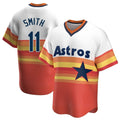 Choea H.Astros #11 Cam Smith Player Rainbow Cooperstown Collection T-shirt Stitched Jerseys