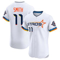 Choea H.Astros #11 Cam Smith Player White City Connect Limited Elite Home Stitched Jerseys