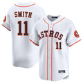 Choea H.Astros #11 Cam Smith Player White Home Limited Stitched Jerseys