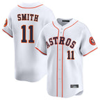 Choea H.Astros #11 Cam Smith Player White Home Limited Stitched Jerseys