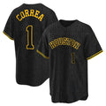 Choea H.Astros #1 Carlos Correa Player Snake Skin City Home Game Stitched Jerseys