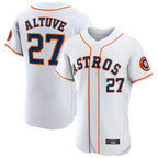 Choea H.Astros #27 Jose Altuve Player White Limited Elite Home Stitched Jerseys