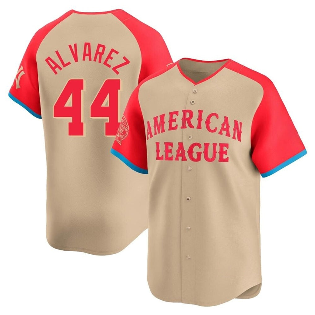 Choea H.Astros #44 Yordan Alvarez Player Cream American League All-Star Game Limited Stitched Jerseys