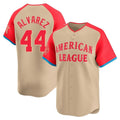Choea H.Astros #44 Yordan Alvarez Player Cream American League All-Star Game Limited Stitched Jerseys