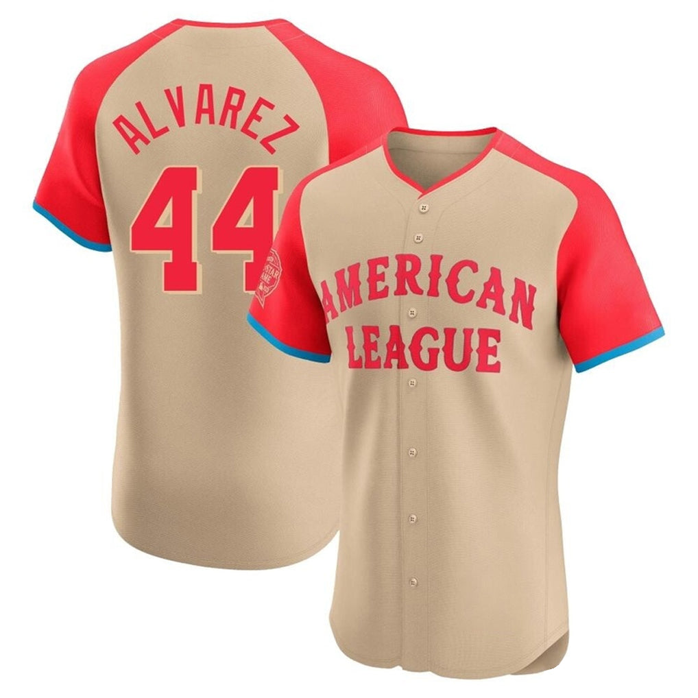 Choea H.Astros #44 Yordan Alvarez Player Cream American League All-Star Limited Elite Home Stitched Jerseys