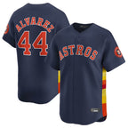 Choea H.Astros #44 Yordan Alvarez Player Navy Home Limited Stitched Jerseys