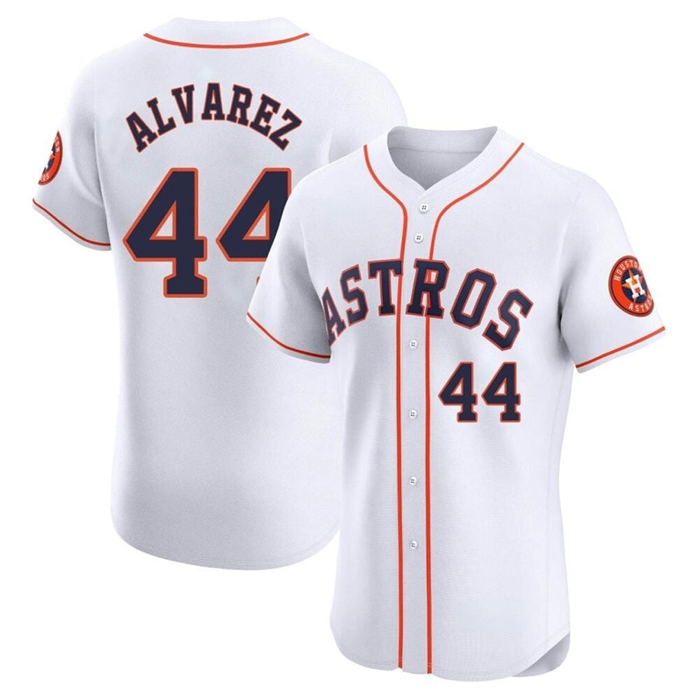 Choea H.Astros #44 Yordan Alvarez Player White Limited Elite Home Stitched Jerseys