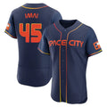Choea H.Astros #45 Tatsuya Imai Player Navy City Connect Limited Elite Home Stitched Jerseys