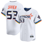 Choea H.Astros #53 Cristian Javier Player White City Connect Limited Home Stitched Jerseys