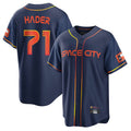 Choea H.Astros #71 Josh Hader Player Navy City Connect Home Game Stitched Jerseys