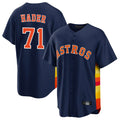 Choea H.Astros #71 Josh Hader Player Navy Home Game Stitched Jerseys