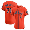 Choea H.Astros #71 Josh Hader Player Orange Home Limited Elite Stitched Jerseys