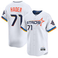 Choea H.Astros #71 Josh Hader Player White City Connect Limited Home Stitched Jerseys
