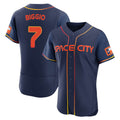 Choea H.Astros #7 Craig Biggio Player Navy City Connect Limited Elite Home Stitched Jerseys
