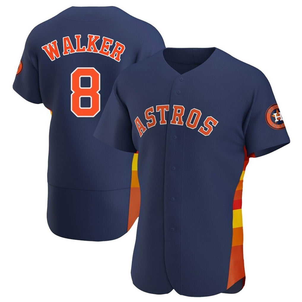 Choea H.Astros #8 Christian Walker Player Navy Home Limited Elite Stitched Jerseys
