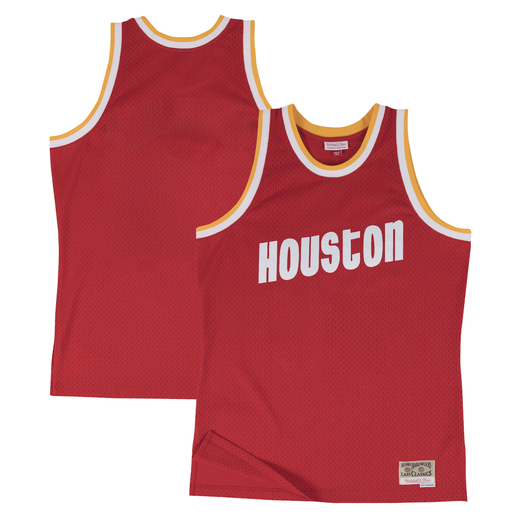 Choea H.Rockets Mitchell & Ness Red 1996-97 Hardwood Classics Swingman Stitched Jerseys